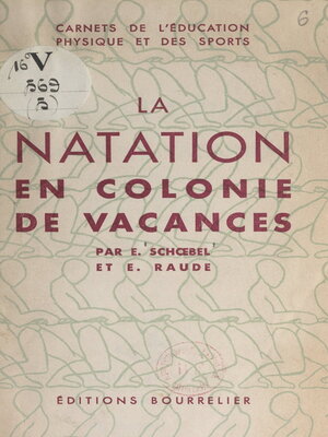 cover image of La natation en colonie de vacances